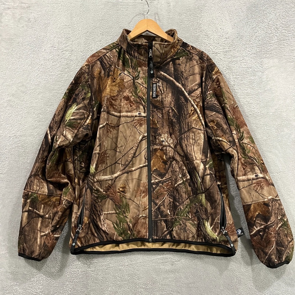 RIVERS‎ WEST Jacket Mens XL REALTREE WATER PROOF HUNTING Camo Outdoors